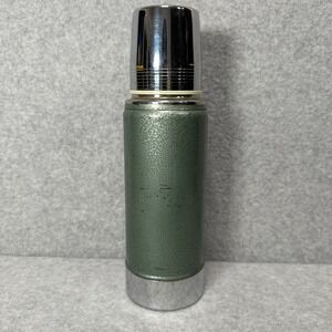 Vintage Aladdin Stanley Green Thermos A-943B Made In Nashville, TN USA 1 Pint